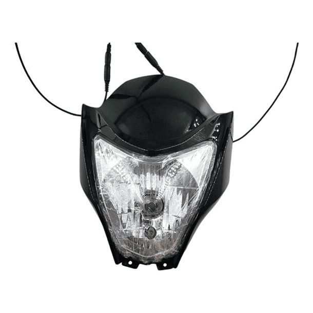 Farola Y Carenaje Akt-150/180 Ttr Negro Kanuni