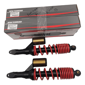 Amortiguador Trasero Bws 125 Rojo Dorado Duramax