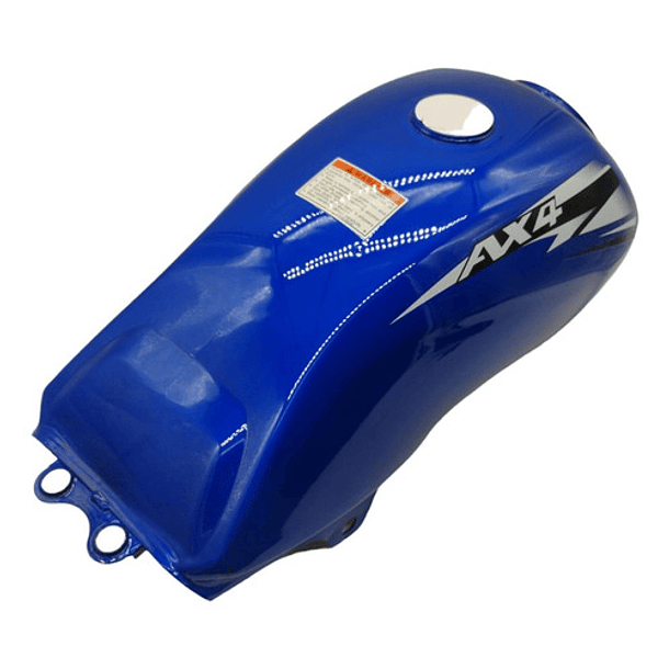 Tanque De Gasolina Moto Suzuki Ax4 Azul 2