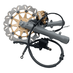 Frente Completo Con Disco Flotante Boxer-ct/ks Auteco // Knt