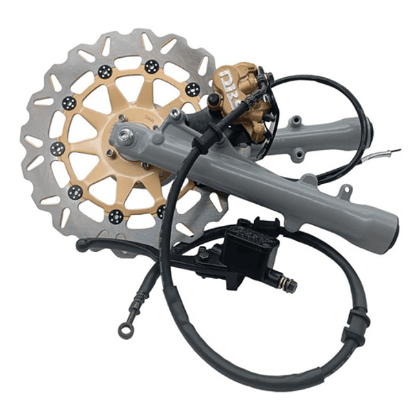 Frente Completo Con Disco Flotante Boxer-ct/ks Auteco // Knt 1