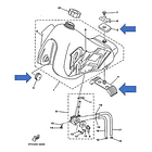 Cauchos Tanque Gasolina Dt125 Original 4