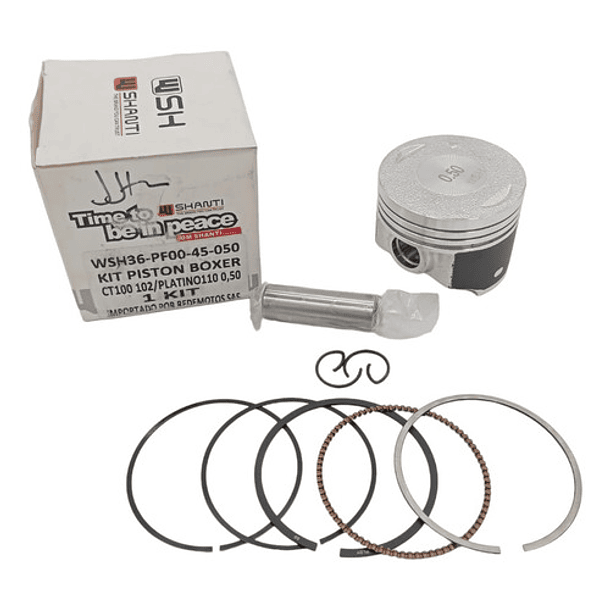 Kit Piston Discover-100/platino-110/boxer-ks ((0.50)) Shanty 2