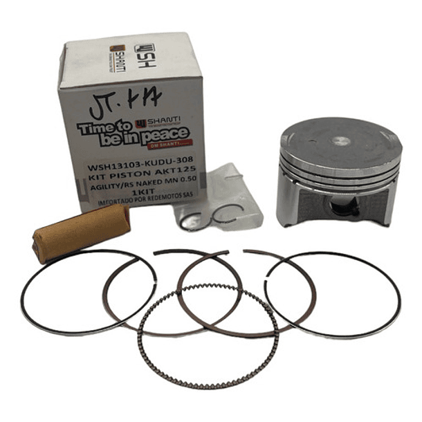 Kit Piston Agility-125 ((0.50)) // Wstandar //  1