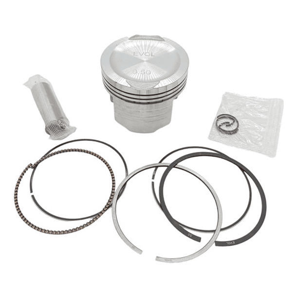 Kit Piston Cbf-125/xr-125 Brio/mrx-125 ((0.50)) // Evol //  3