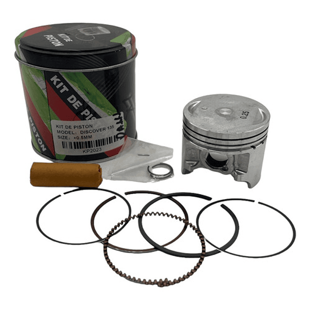 Kit Piston Discover-135 Auteco ((0.50)) // Duramax //  1