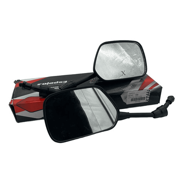 Espejo Retrovisor Cuadrado 8mm // Duramax //  2