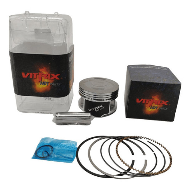 Kit Piston Ybr-125/xtz125/((0.50)) Repotenciado //vitrix//  2