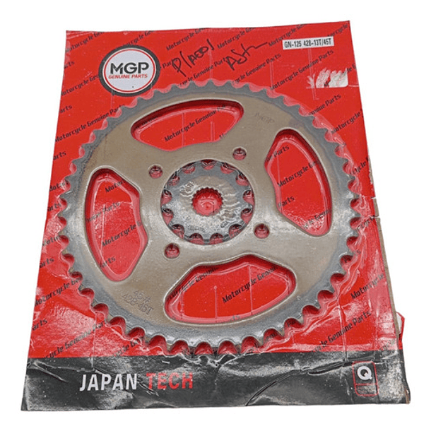 Plato Piñon Gn-125/gs-125 Acerado // Mpg // 1