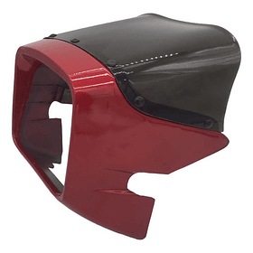 Carenaje Rx115 Con Visor  / Rojo Distriremotos