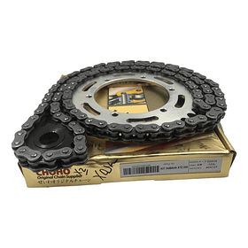 Kit De Arrastre Xtz-250 Yamaha //choho// 40t/13t/ 520h-122l