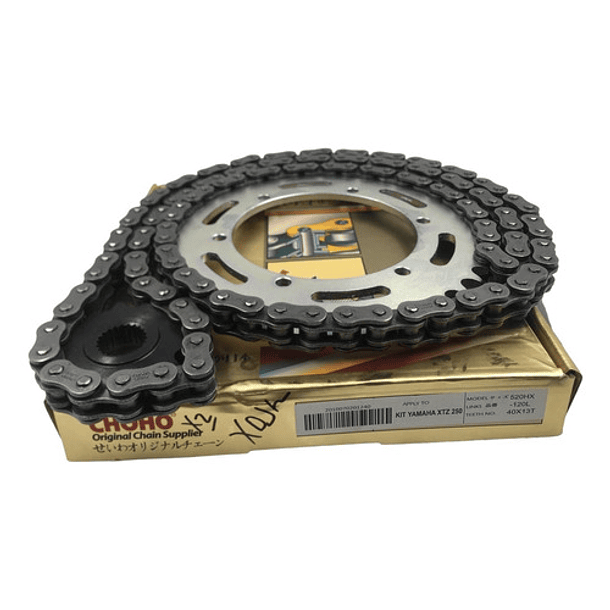 Kit De Arrastre Xtz-250 Yamaha //choho// 40t/13t/ 520h-122l 1