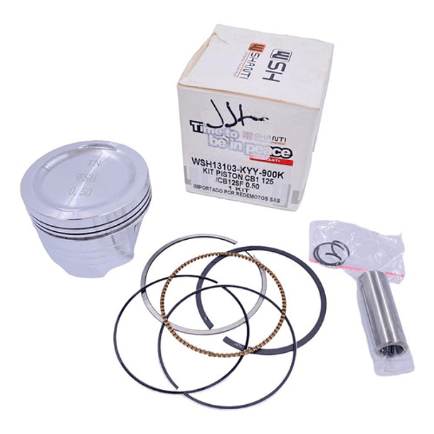 Kit Piston Cb-125 F //0.50//shanti//     2