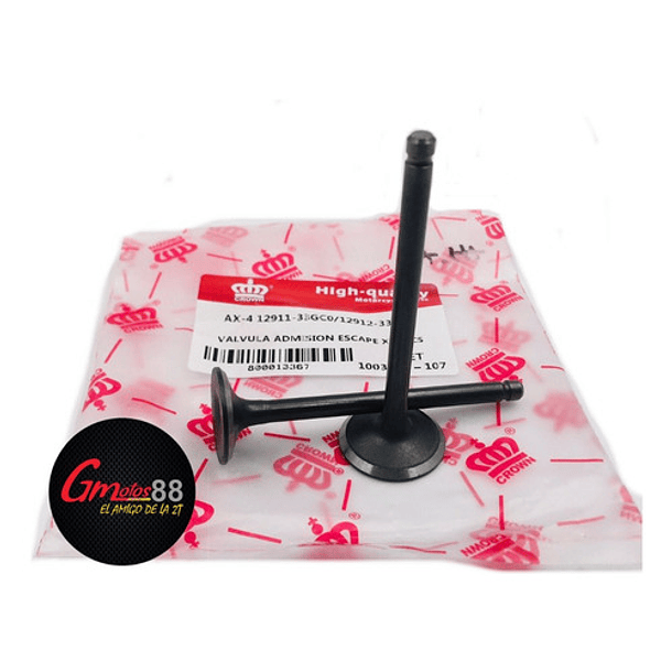 Válvula Admisión Y Escape Ax-4/viva-r //coronita// 1