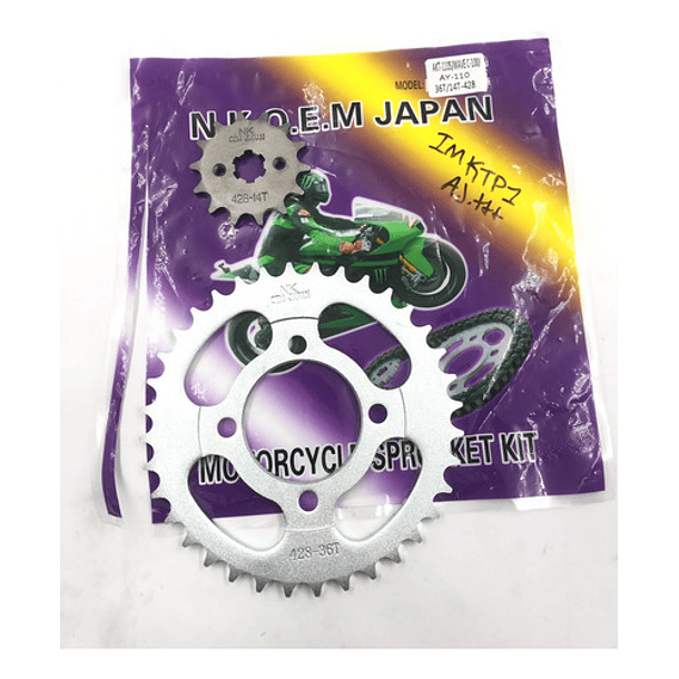 Plato Piñon Akt-110/wave/akt Unica Marca Nko 3