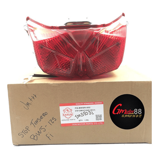 Stop Trasero Bws-125 Fi //kanuni//  1