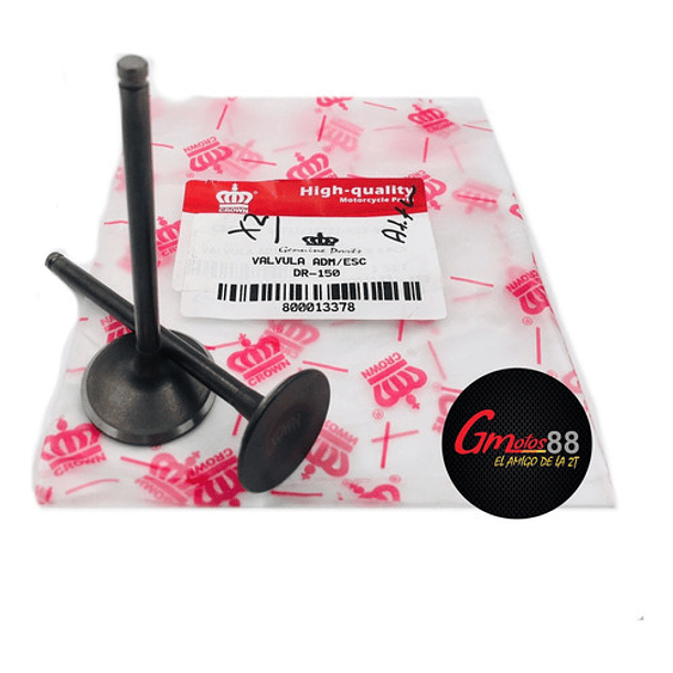 Valvula De Admision Y Escape Dr-150 Suzuki //coronita// 1
