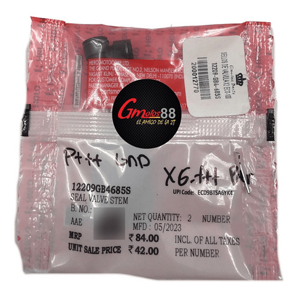 Sello De Valvula  Eco Deluxe //original// El Par 1