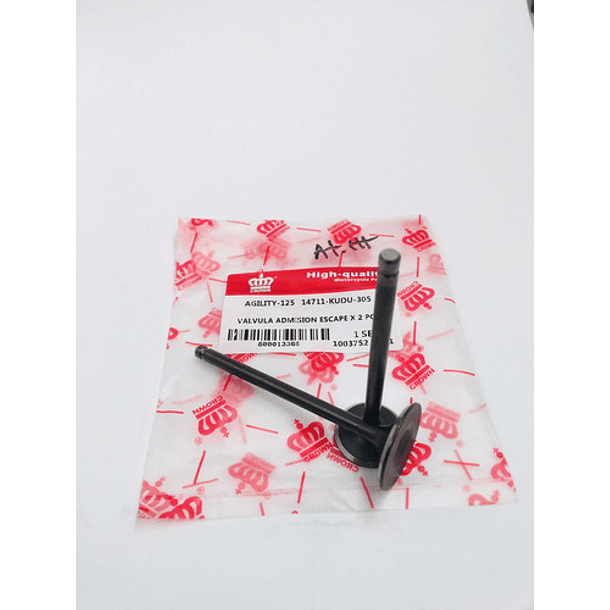 Valvula Admicion Y Escape Aguility-125 //coronita// 2