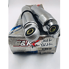 Amortiguador Trasero De V-80 Cromado //syk// 2