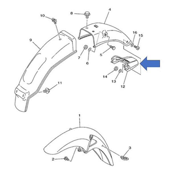Colepato Rx115 Yamaha Original 7
