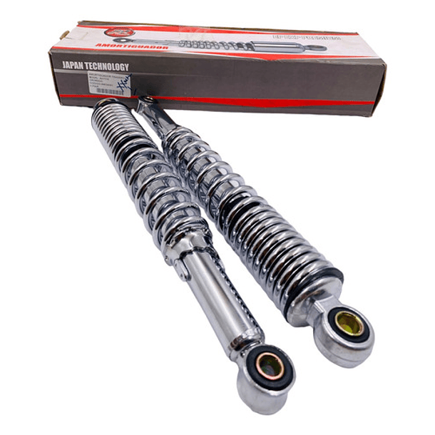 Amortiguadores Akt 110//cromado//duramax// 1