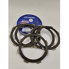 Juego Disco Clutch Akt Nkd125 Carguero 3w200 Original 8