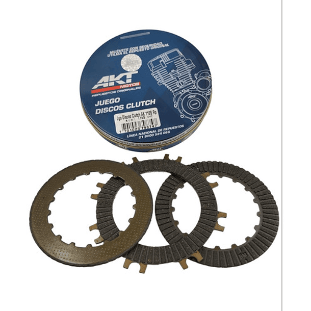 Juego Disco Clutch Akt 110s Original 2