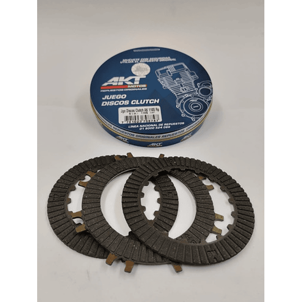 Juego Disco Clutch Akt 110s Original 5