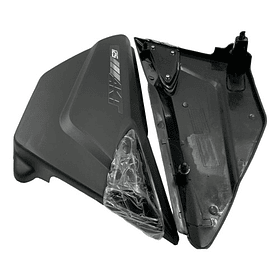 Tapas Laterales//nkd-125//negras//