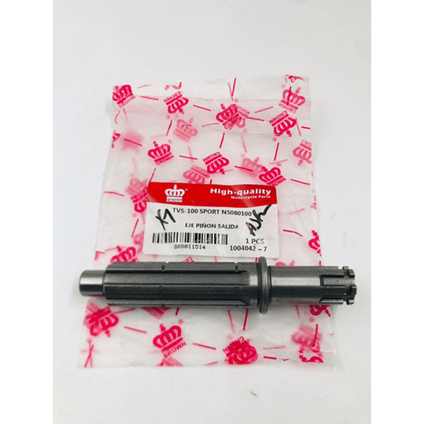 Eje De Piñon De Salida Tvs-100 Sport //coronita// 4