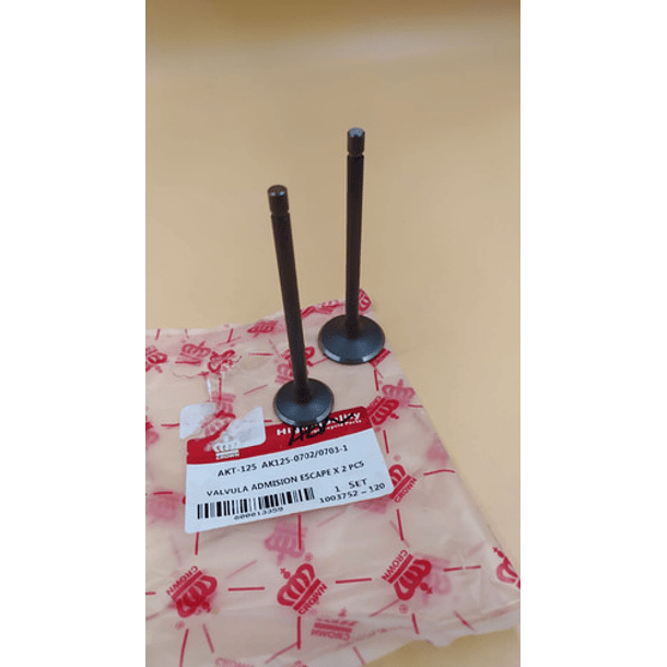 Valvulas Admision Y Escape Sl/nkd/tt/ttr/cgr //coronita// 3