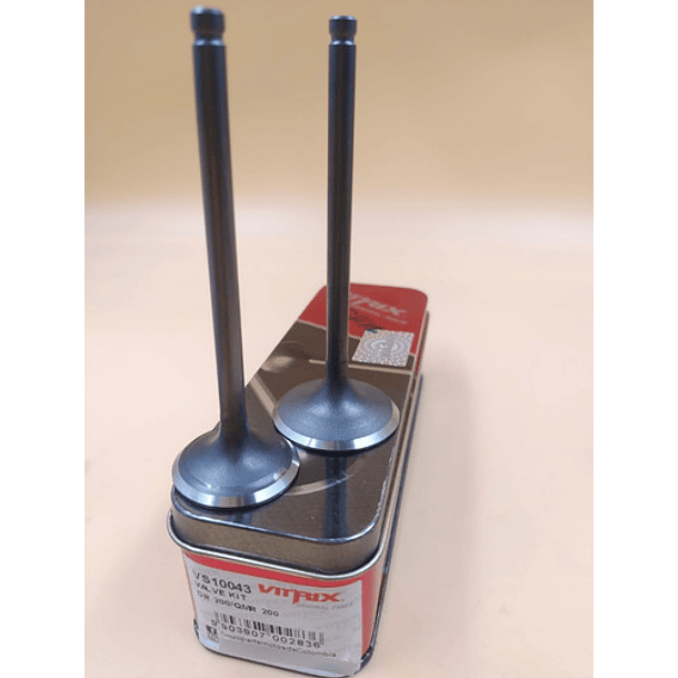 Valvulas Admision Y Escape Dr200 Suzuki  //vitrix// 2