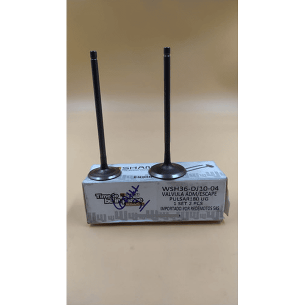 Valvulas Admision Y Escape Pulsar180ug //wshanty// 2