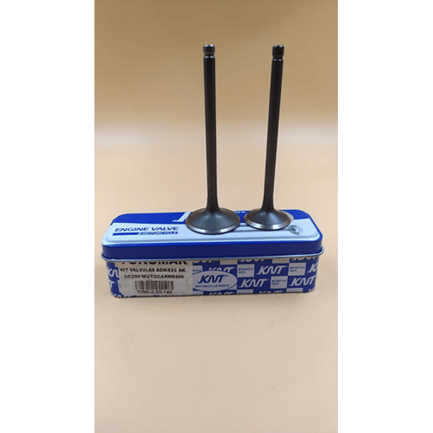 Valvulas Admision Y Escape Akt200sm/carguero200 //knt// 2