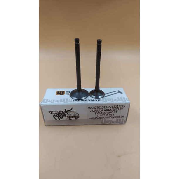 Valvulas Admision Y Escape Tvs100 Sport //wshanty// 2