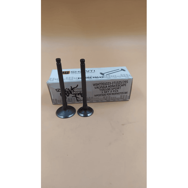 Valvulas Admision Y Escape Tvs100 Sport //wshanty// 3