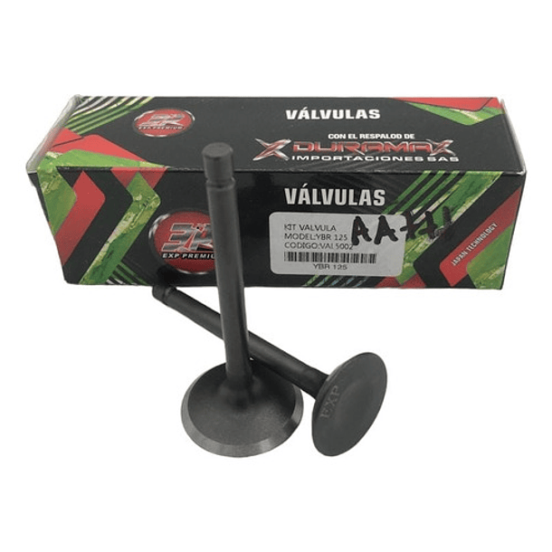 Válvulas Admisión Y Escape Ybr125/libero125/xtz125 / Duramax 1