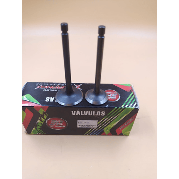 Válvulas Admisión Y Escape Ybr125/libero125/xtz125 / Duramax 2