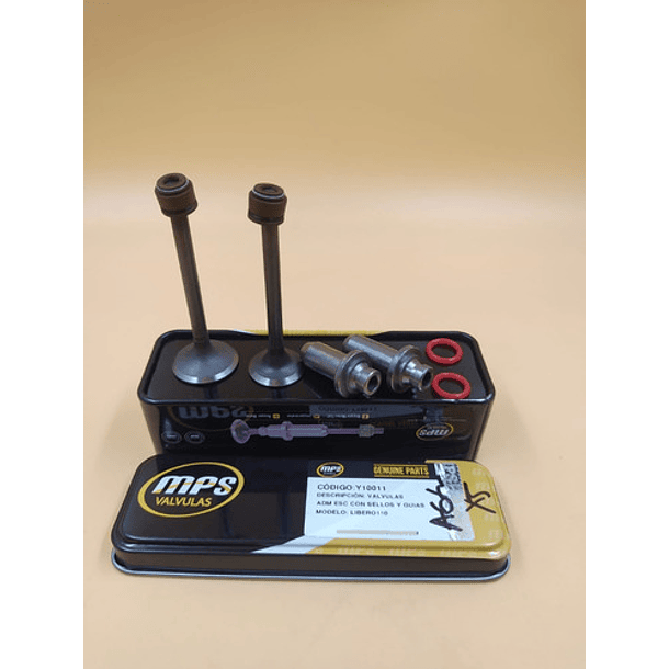 Valvulas Admision Y Escape Con Sellos Y Guias Libero110  Mps 2