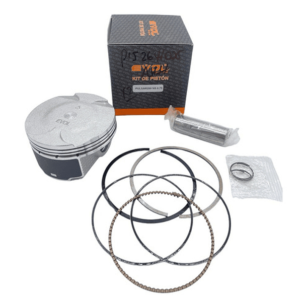 Kit Piston Pulsar-200ns//evol//0.75//envios Gratis 1
