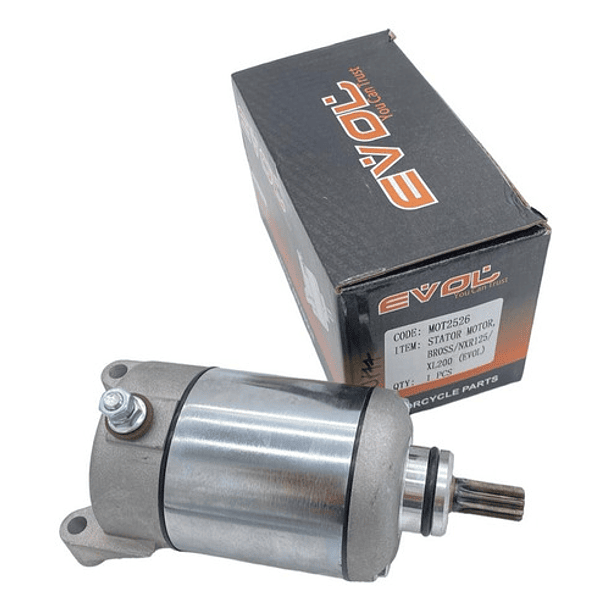 Motor De Arranque Bross // Nxr-125 // Xl-200 // Marca Evol 1