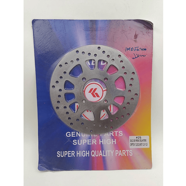 Discos De Freno Crypton-110/115/next-115 Marca De Confianza!