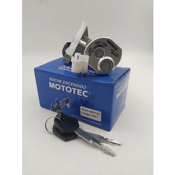 Switch De Encendido Best-125 Marca Mototec 1