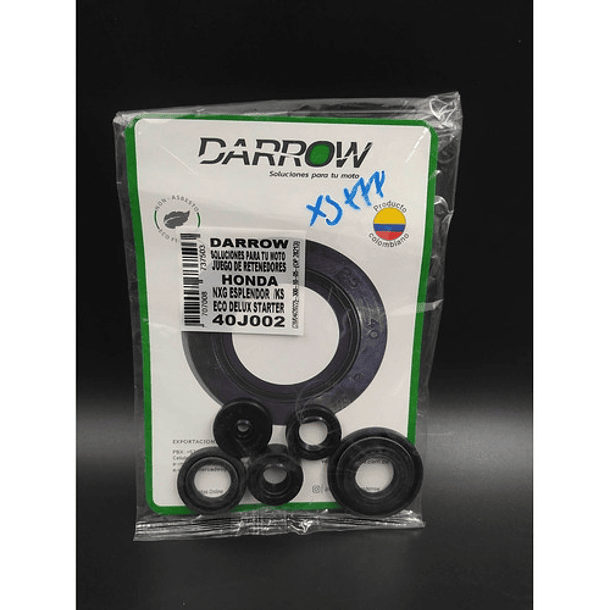 Kit Retenedores Splendor/eco Deluxe Honda Excelente Calidad