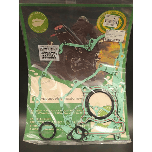 Kit De Empaques De Motor Yzf R 15/ Excelente Calidad