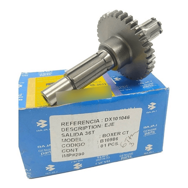 Eje Piñón De Salida Boxer 100 Ct // O R I G I N A L 1