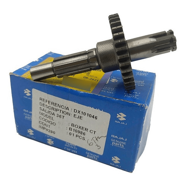 Eje Piñón De Salida Boxer 100 Ct // O R I G I N A L 2