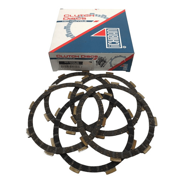 Discos De Clutch Rx-100/115/ Dt-125/175/ Ybr/ Xtz // Ichiban 1