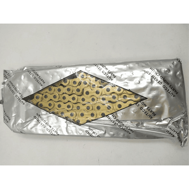 Cadena 132 / 428h / D O R A D A / Reforzada / 